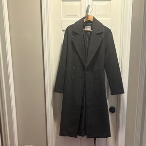 Old Navy Women's Dark Gray Trench Coat